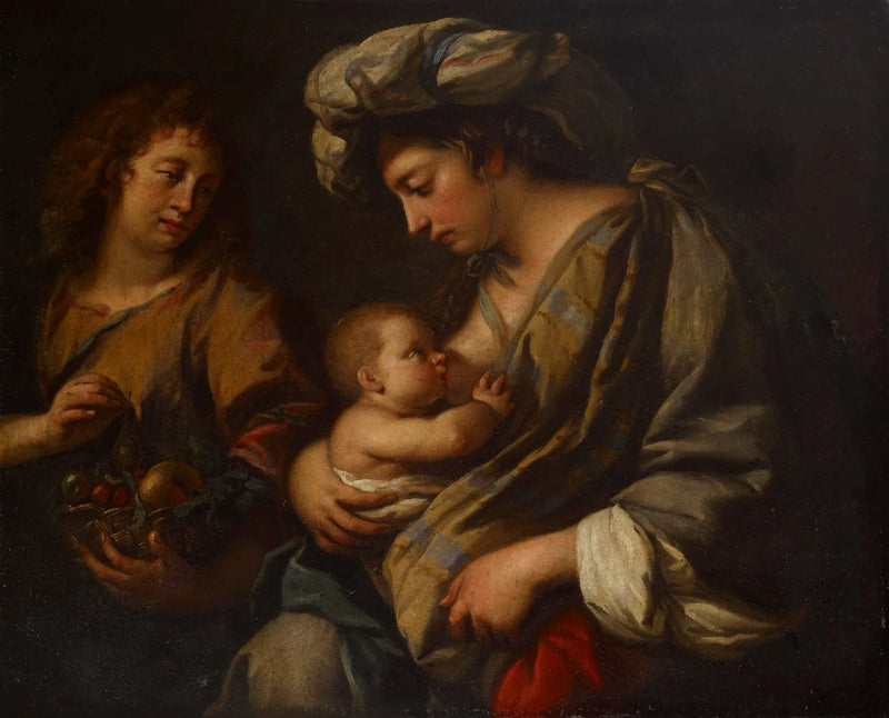 Virgen con el Niño - Guercino