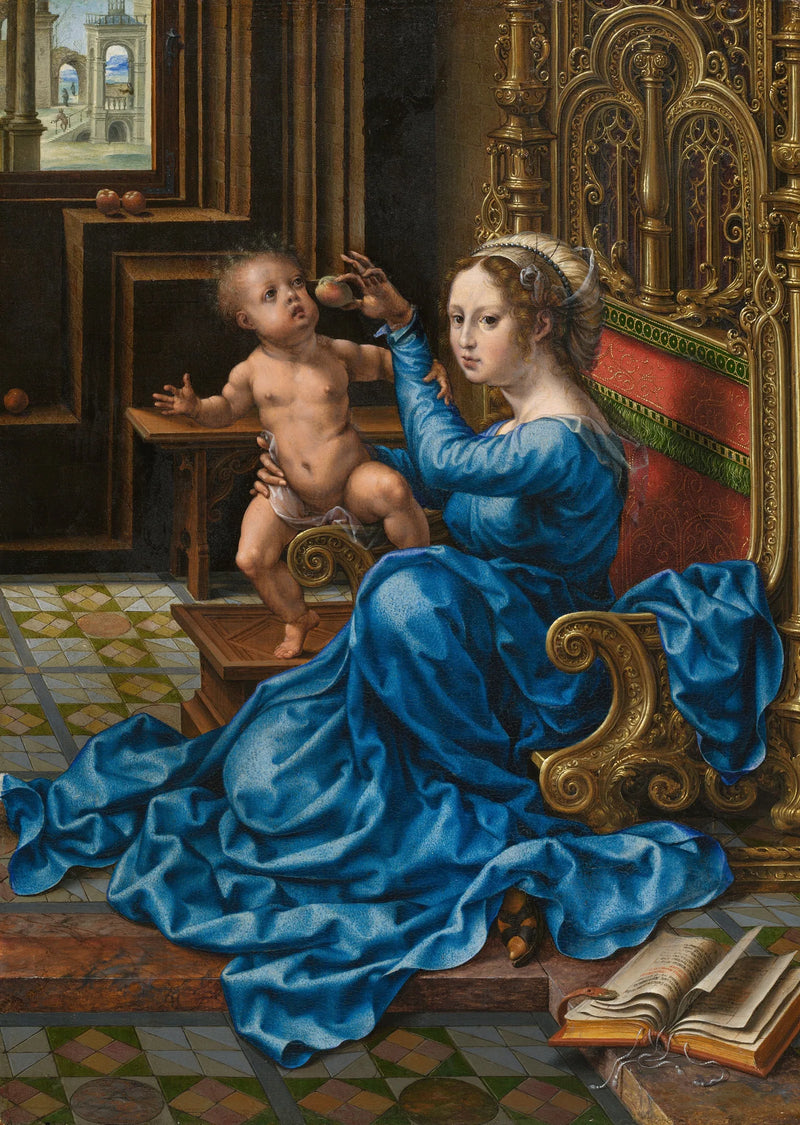 Virgen con el Niño - Jan Gossaert