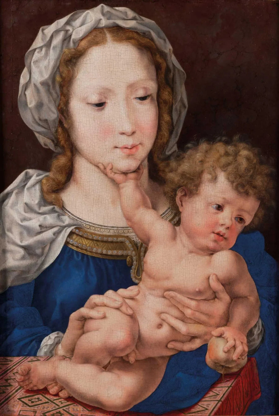 Virgen con el Niño - Jan Gossaert