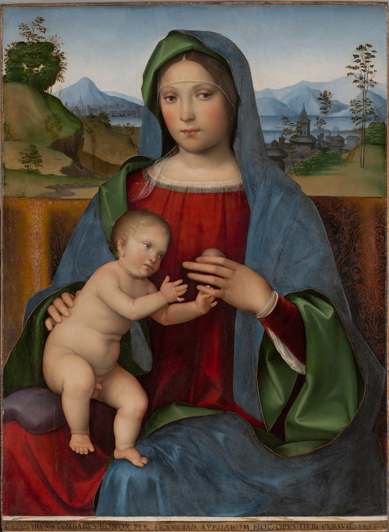 Virgen con Niño: La Madonna Gambaro - Francesco Francia
