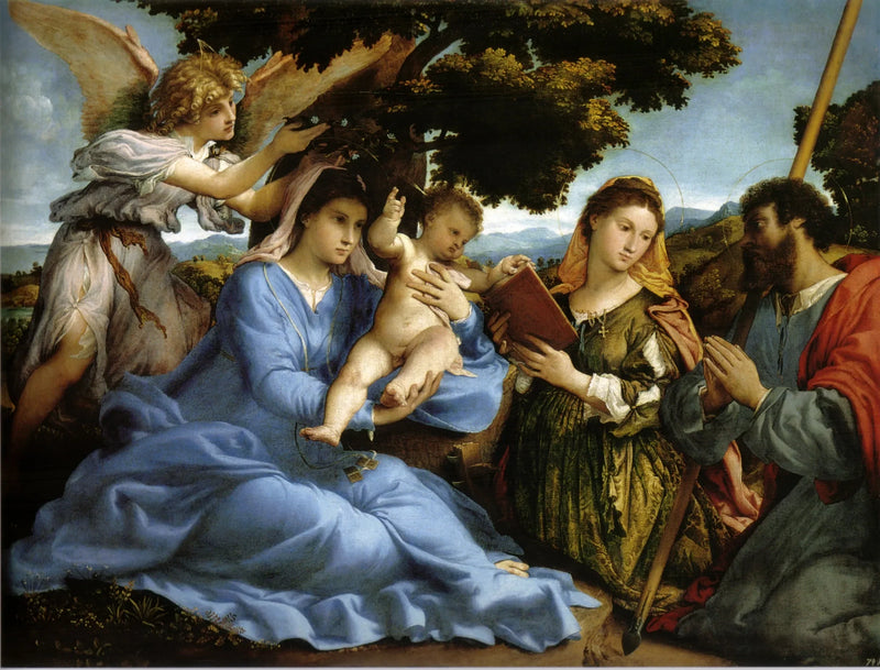 Virgen con el Niño - Lorenzo Lotto