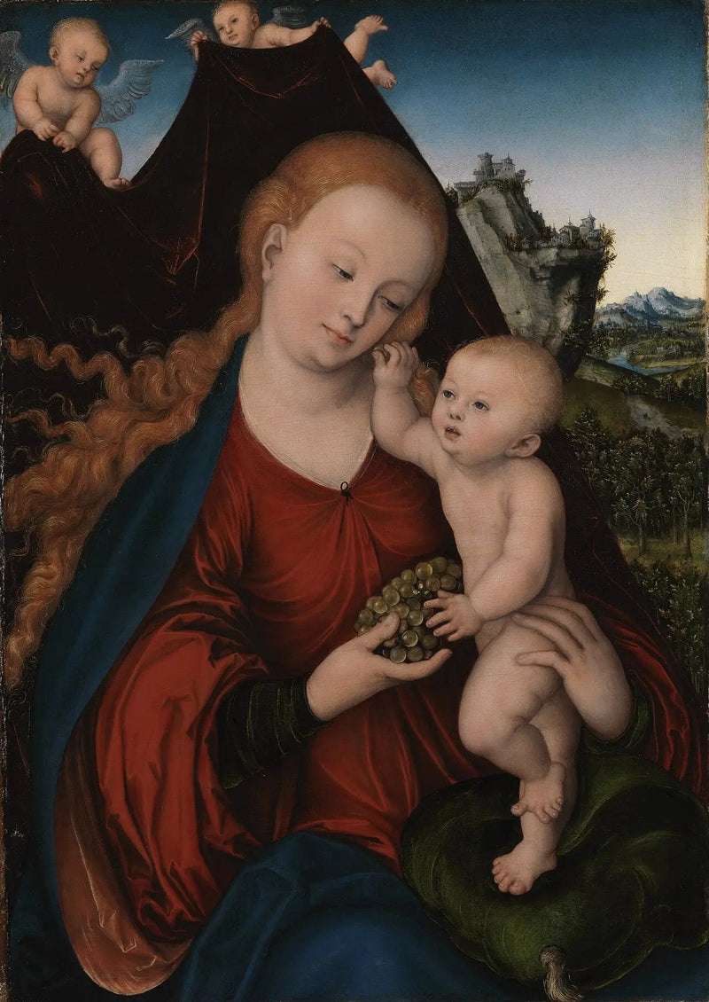 Virgen con el Niño - Lucas Cranach el Viejo