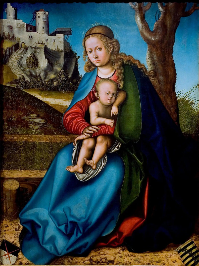 Virgen con el Niño - Lucas Cranach el Viejo