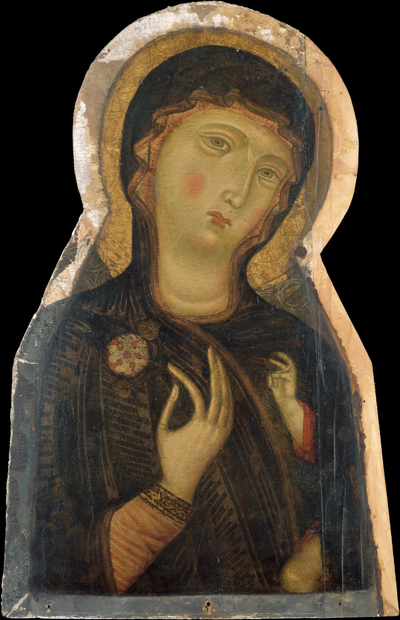 Virgen con el Niño - Maestro de la Magdalena