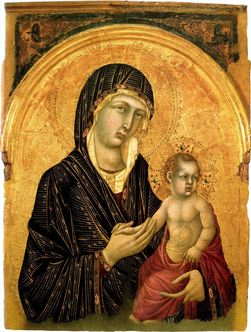 Virgen con el Niño n. 583 - Simone Martini