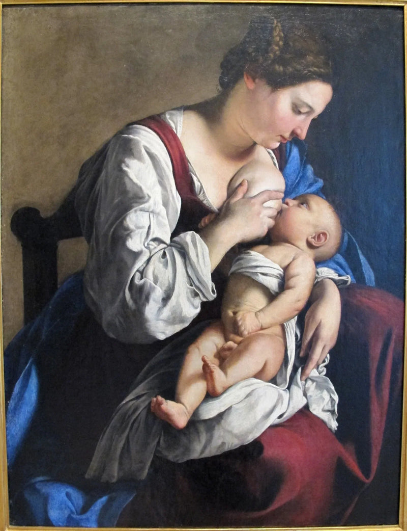 Virgen con el Niño - Orazio Gentileschi