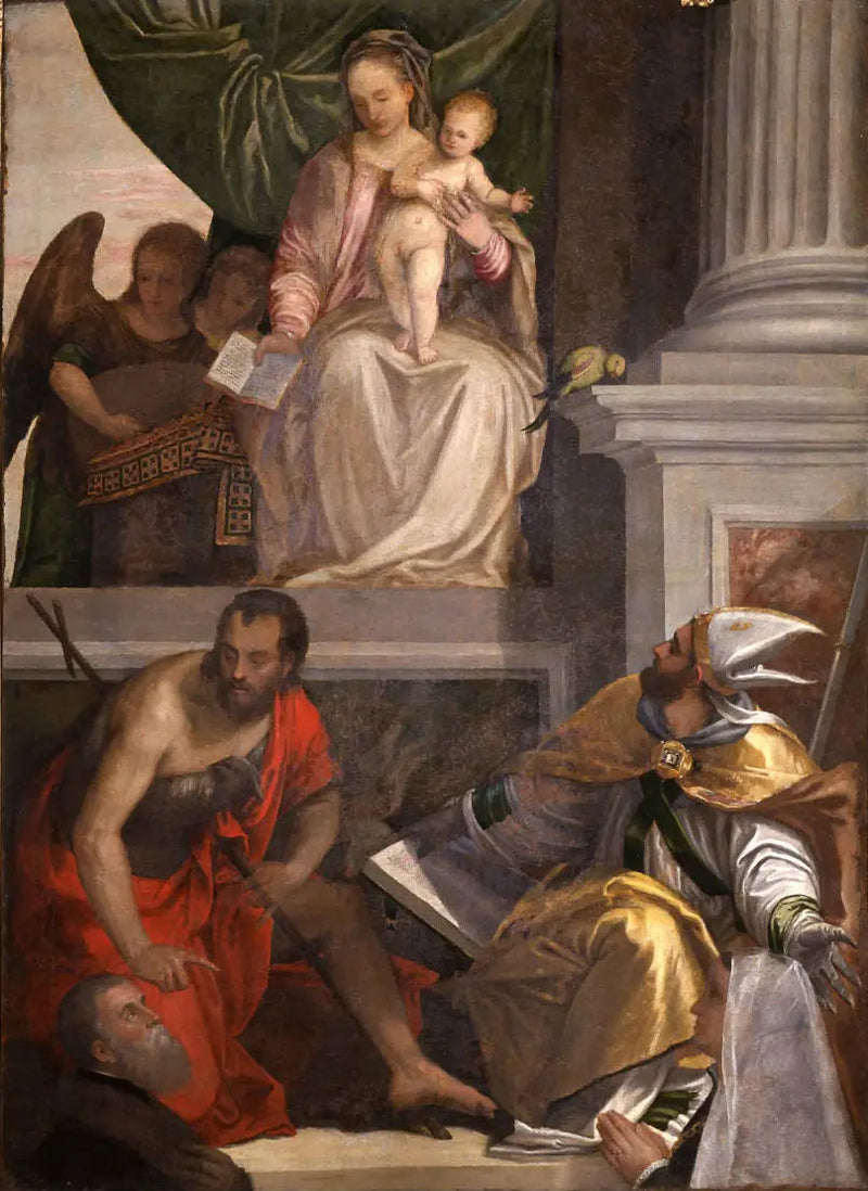 Virgen con el niño - Paul Véronèse