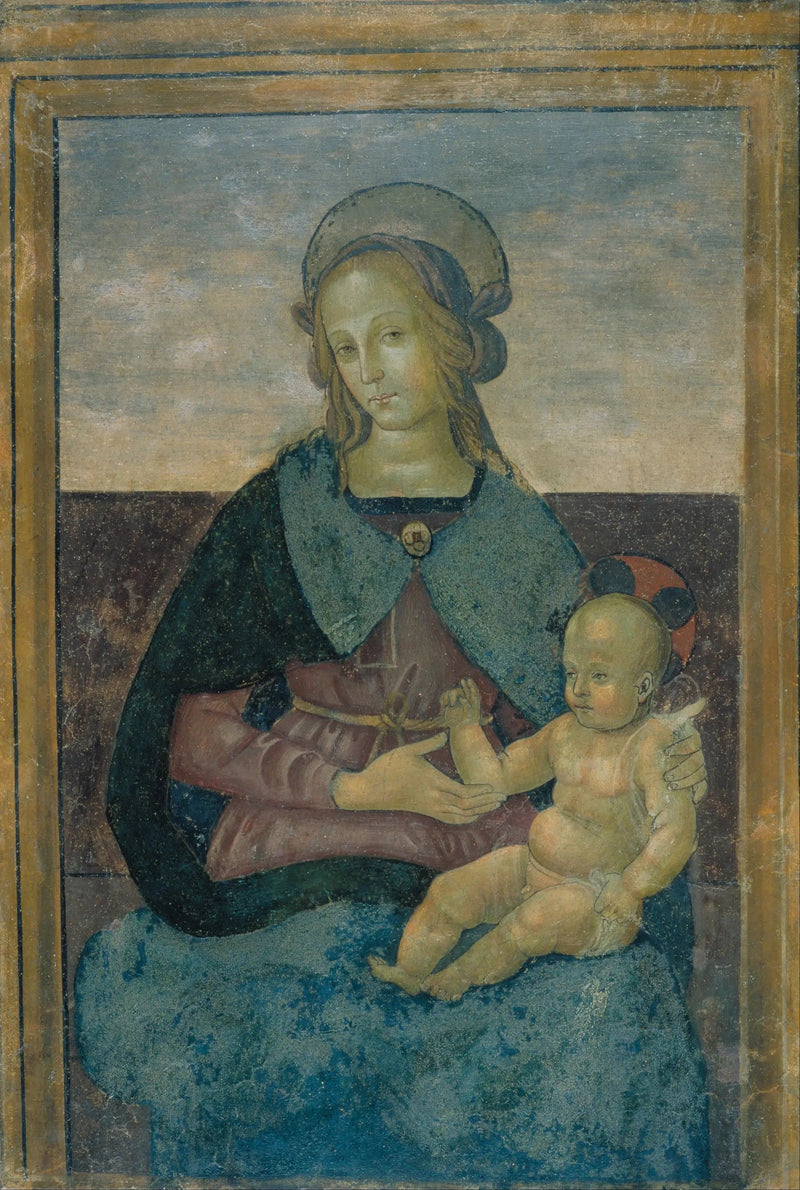 Virgen con el Niño - Pietro Perugino
