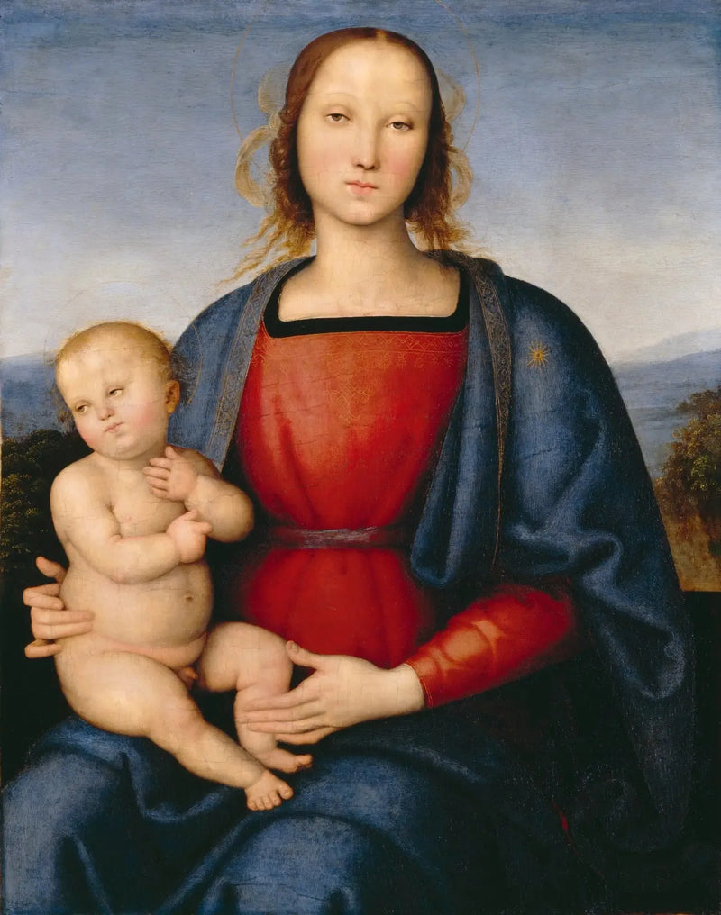 Virgen con el Niño - Pietro Perugino