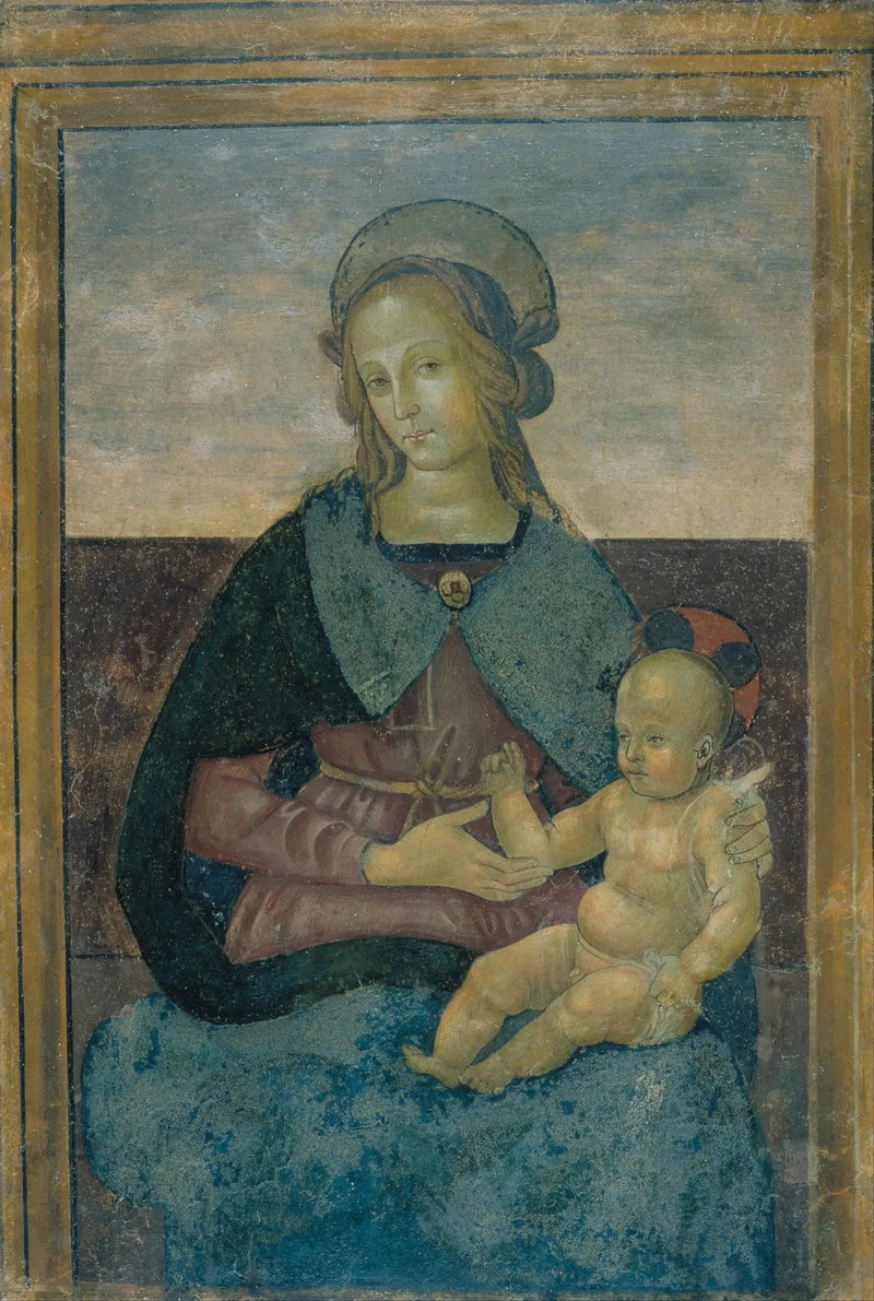 Virgen con el Niño - Pietro Perugino