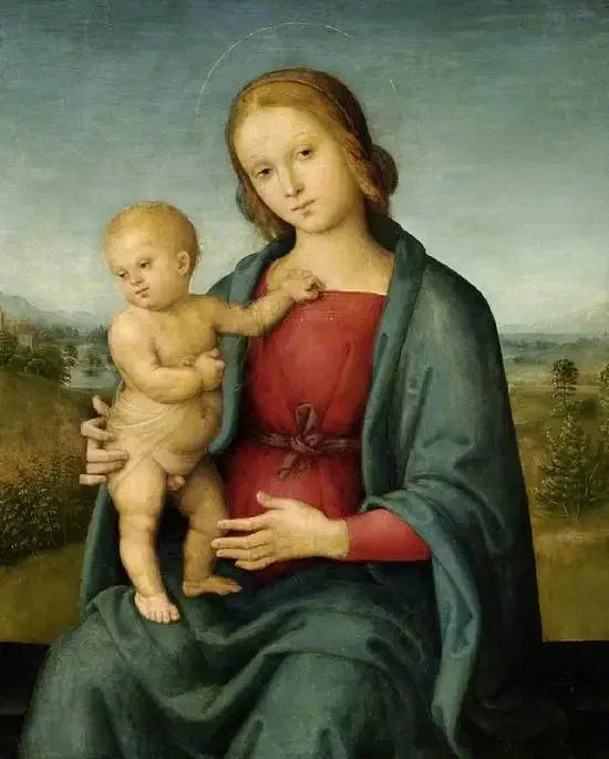 Virgen con el Niño - Pietro Perugino