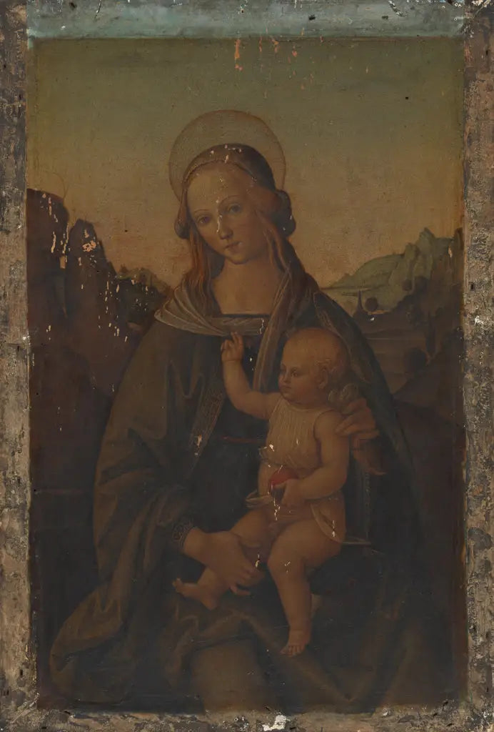 Virgen con el Niño - Pietro Perugino