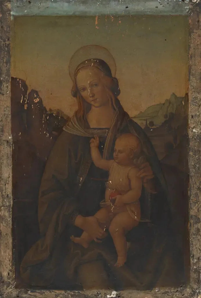 Virgen con el Niño - Pietro Perugino