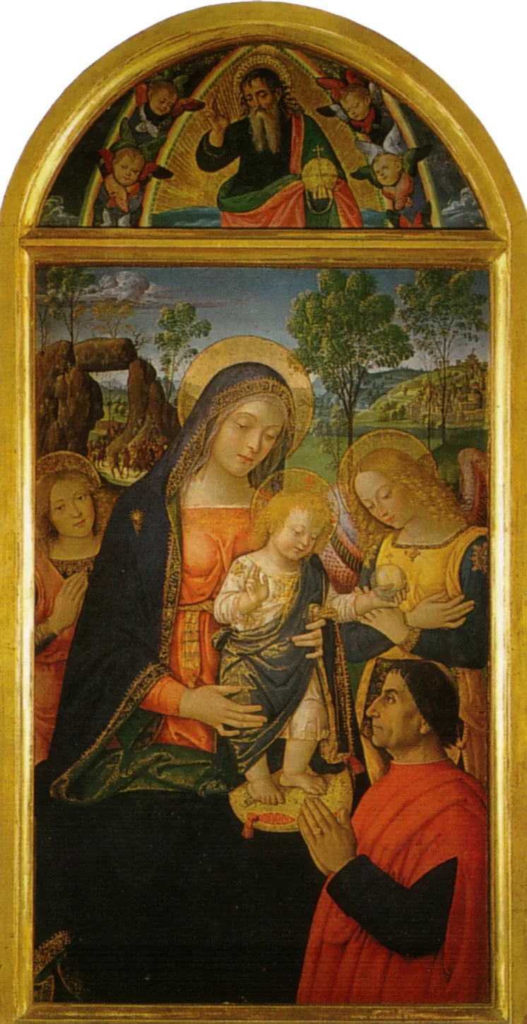 Virgen con el Niño - Pinturicchio