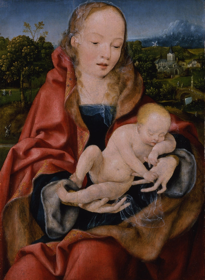 Virgen con el Niño (Praga) - Joos van Cleve