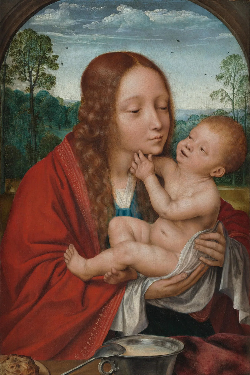 Virgen con el Niño. - Quentin Metsys