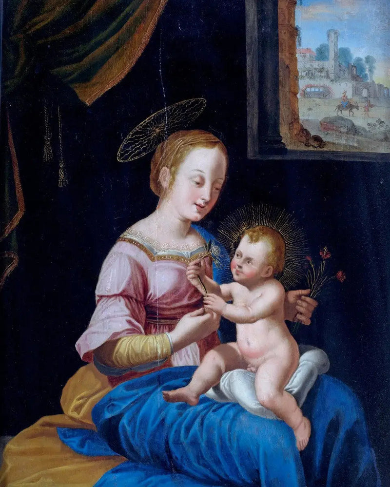 Virgen con el Niño - Rafael Sanzio