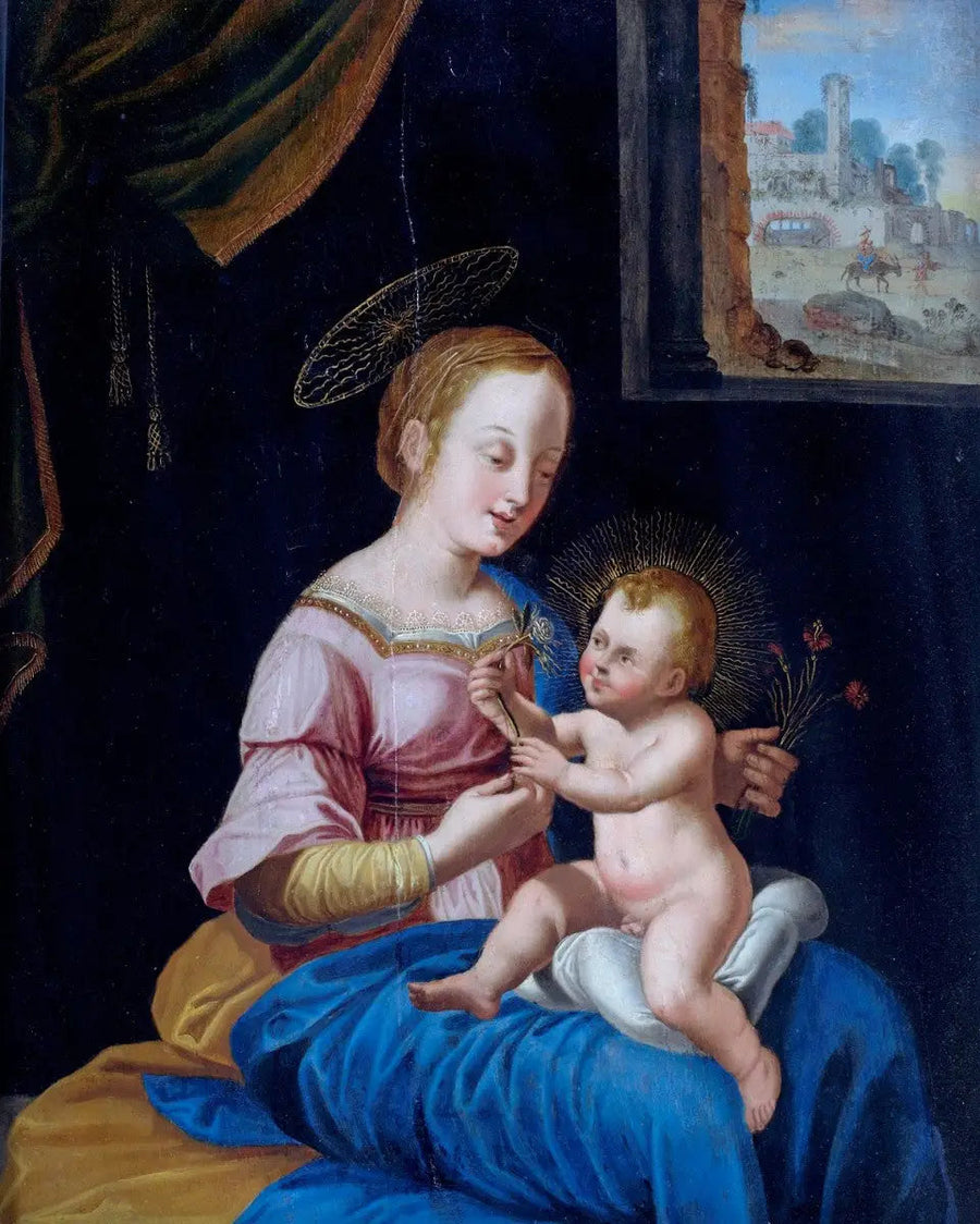 Virgen con el Niño - Rafael Sanzio