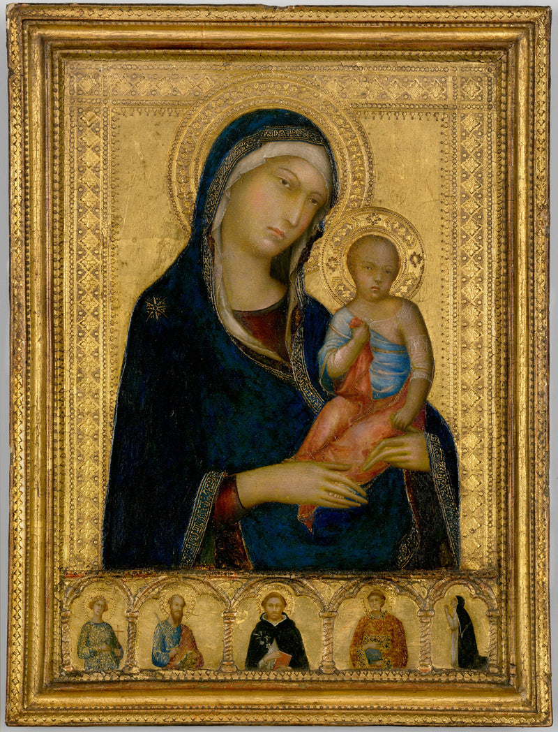 Virgen con el Niño - Simone Martini