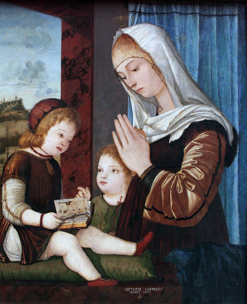 Virgen con el Niño - Vittore Carpaccio
