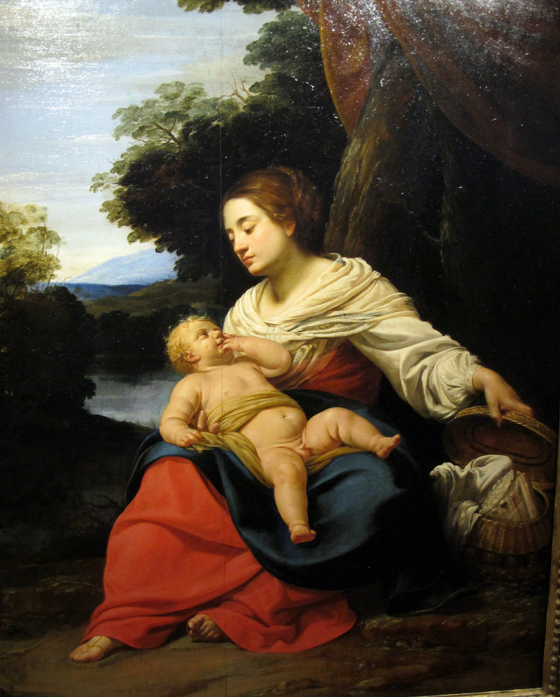 Virgen con la cesta - Simon Vouet