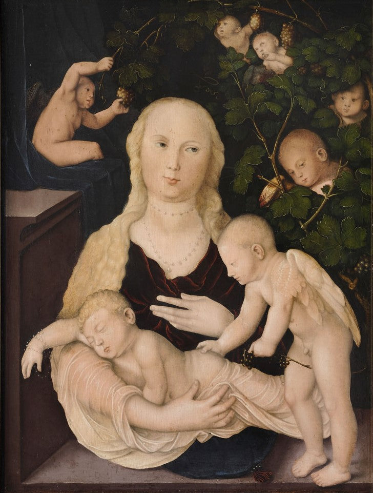 Virgen en la parra - Hans Baldung Grien
