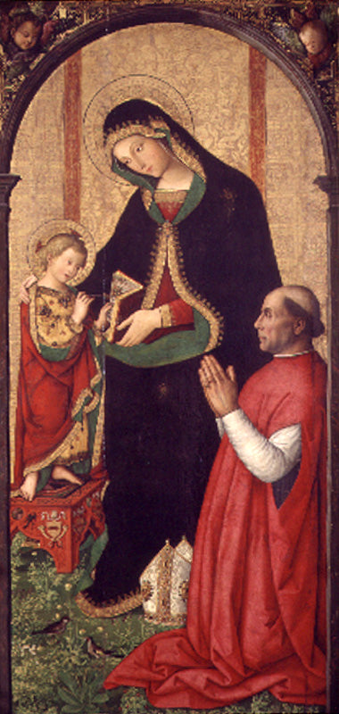 Virgen con el Niño y el Obispo - Pinturicchio
