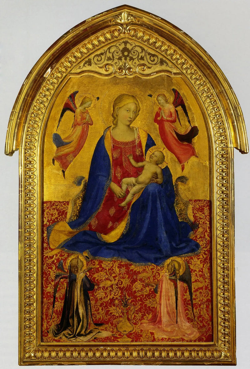 Virgen con el Niño y cuatro ángeles - Fra Angelico