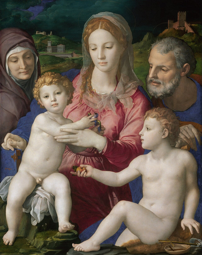 Virgen con el Niño y Santa Ana - Bronzino