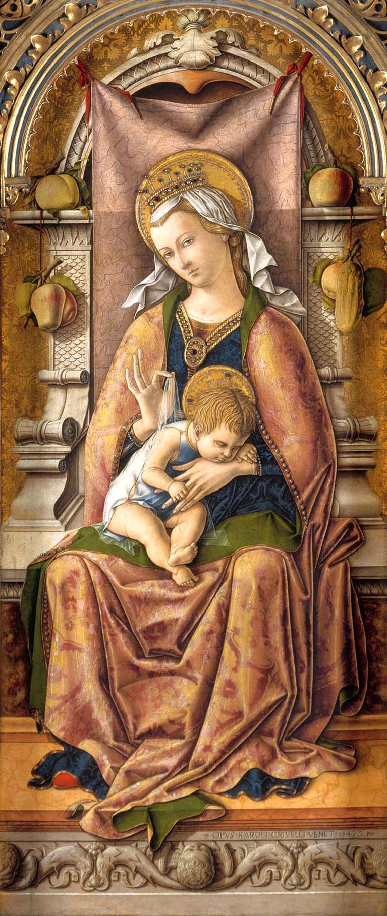 Virgen con el Niño - Carlo Crivelli