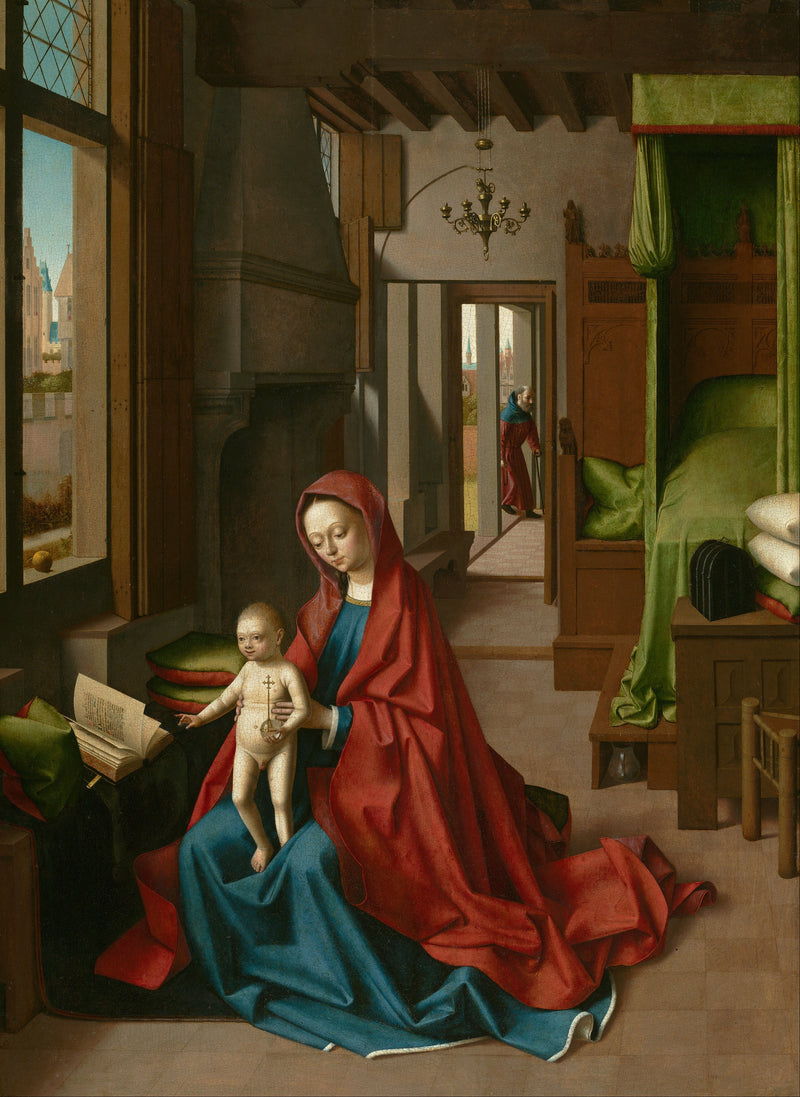 Virgen con el Niño en un interior doméstico - Petrus Christus
