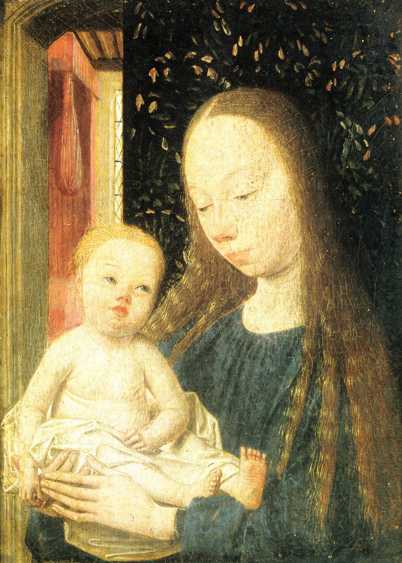 Virgen con el Niño en medio cuerpo - Geertgen tot Sint Jans
