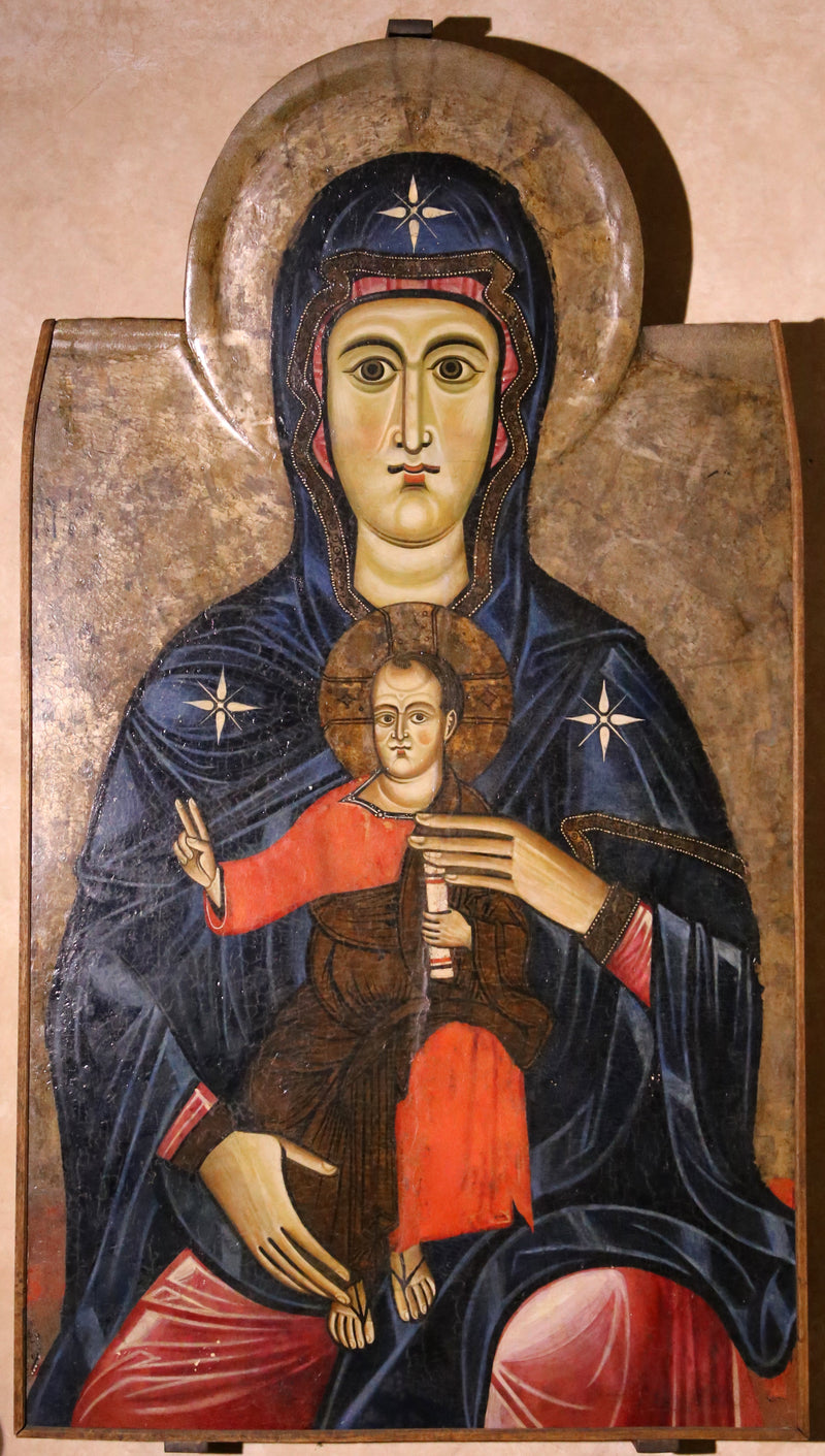 Virgen con el Niño en majestad - Maestro de la Crucifixión del Bigallo