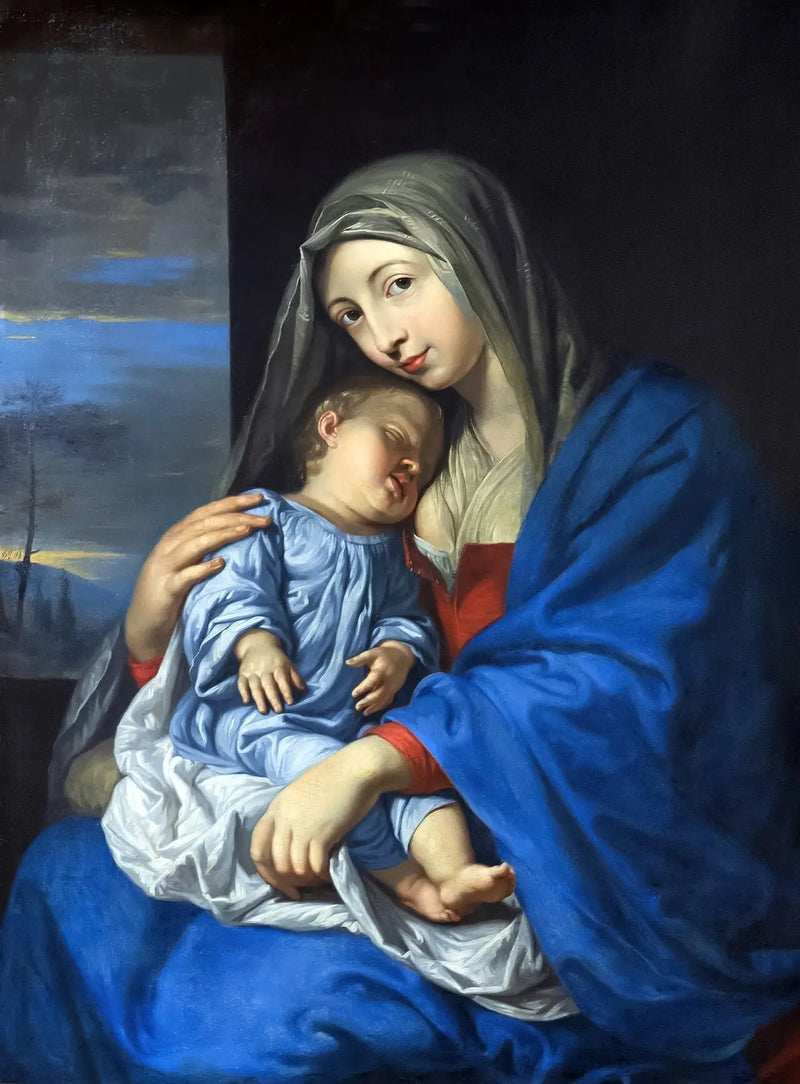 Virgen con el Niño dormido - Philippe de Champaigne
