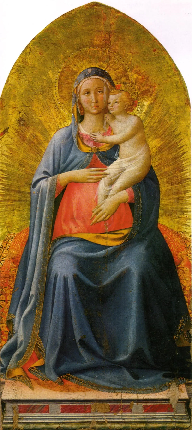Virgen con el niño - Fra Angelico