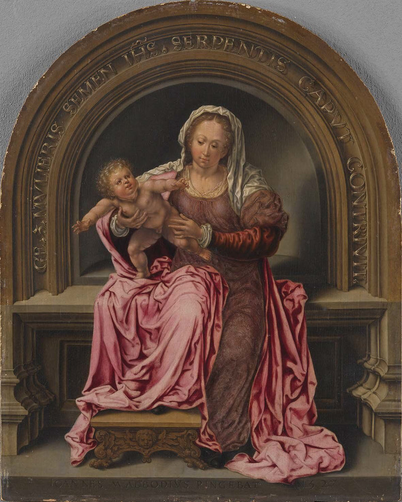 Virgen con el Niño - Jan Gossaert