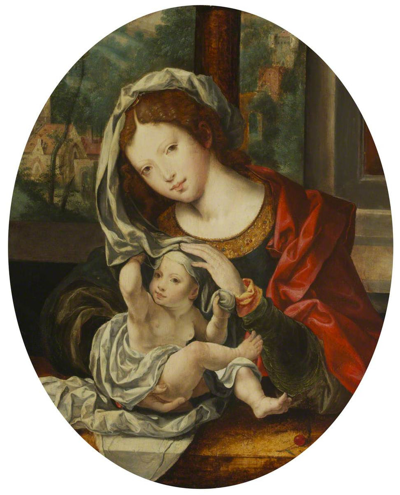 Virgen con el Niño - Jan Gossaert