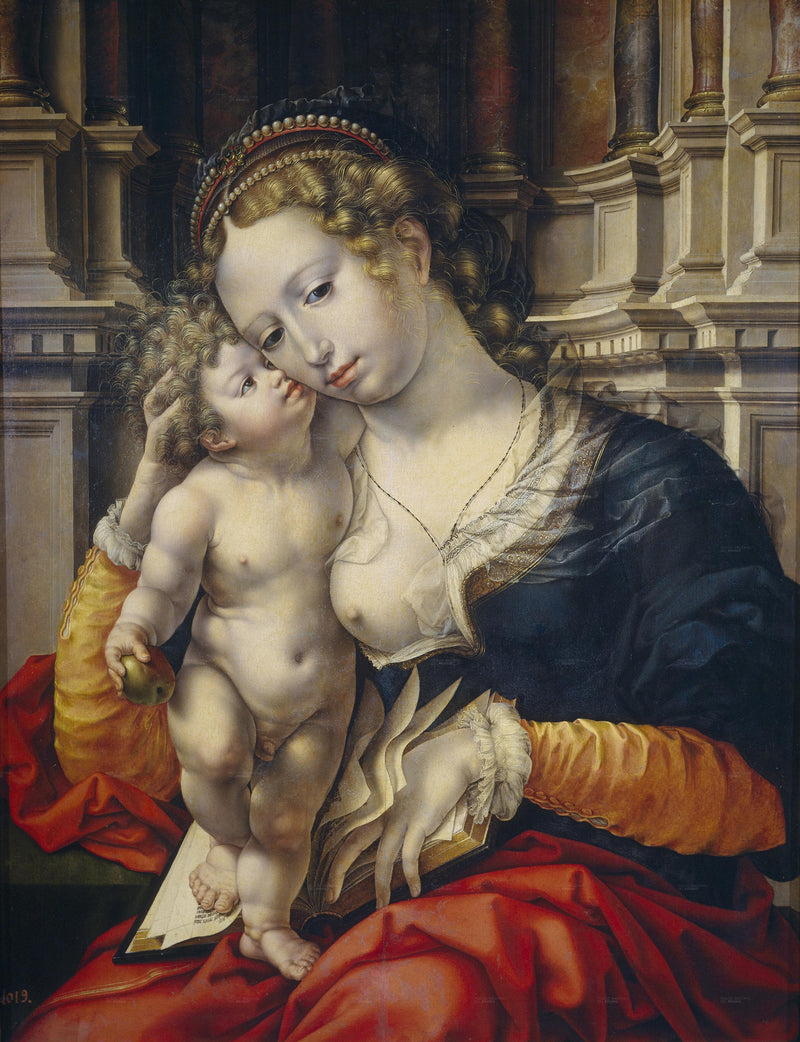 Virgen con el Niño - Jan Gossaert