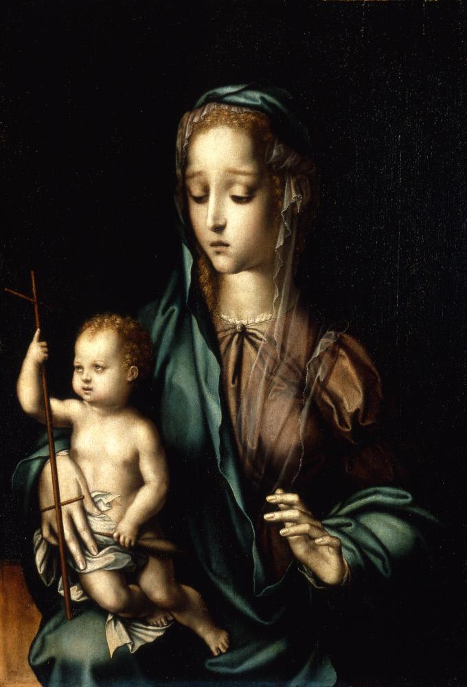 Virgen con el dispensador de lana - Luis de Morales