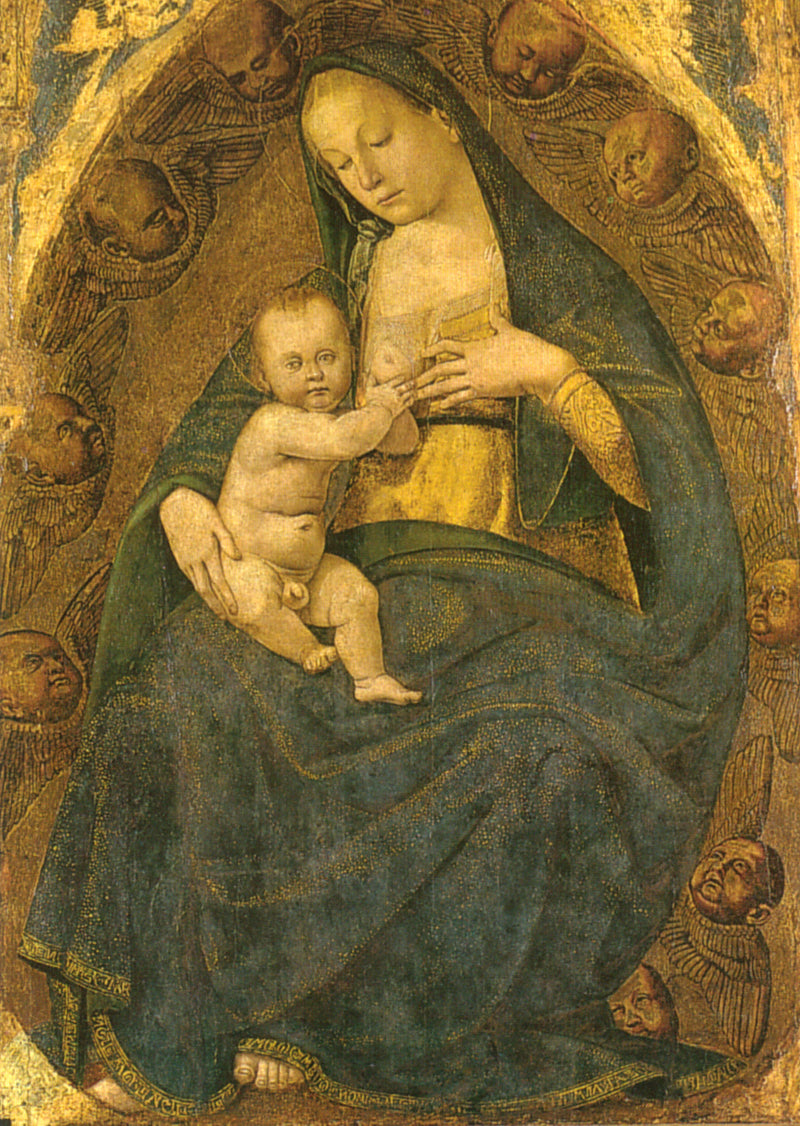 Virgen de la leche en gloria - Luca Signorelli