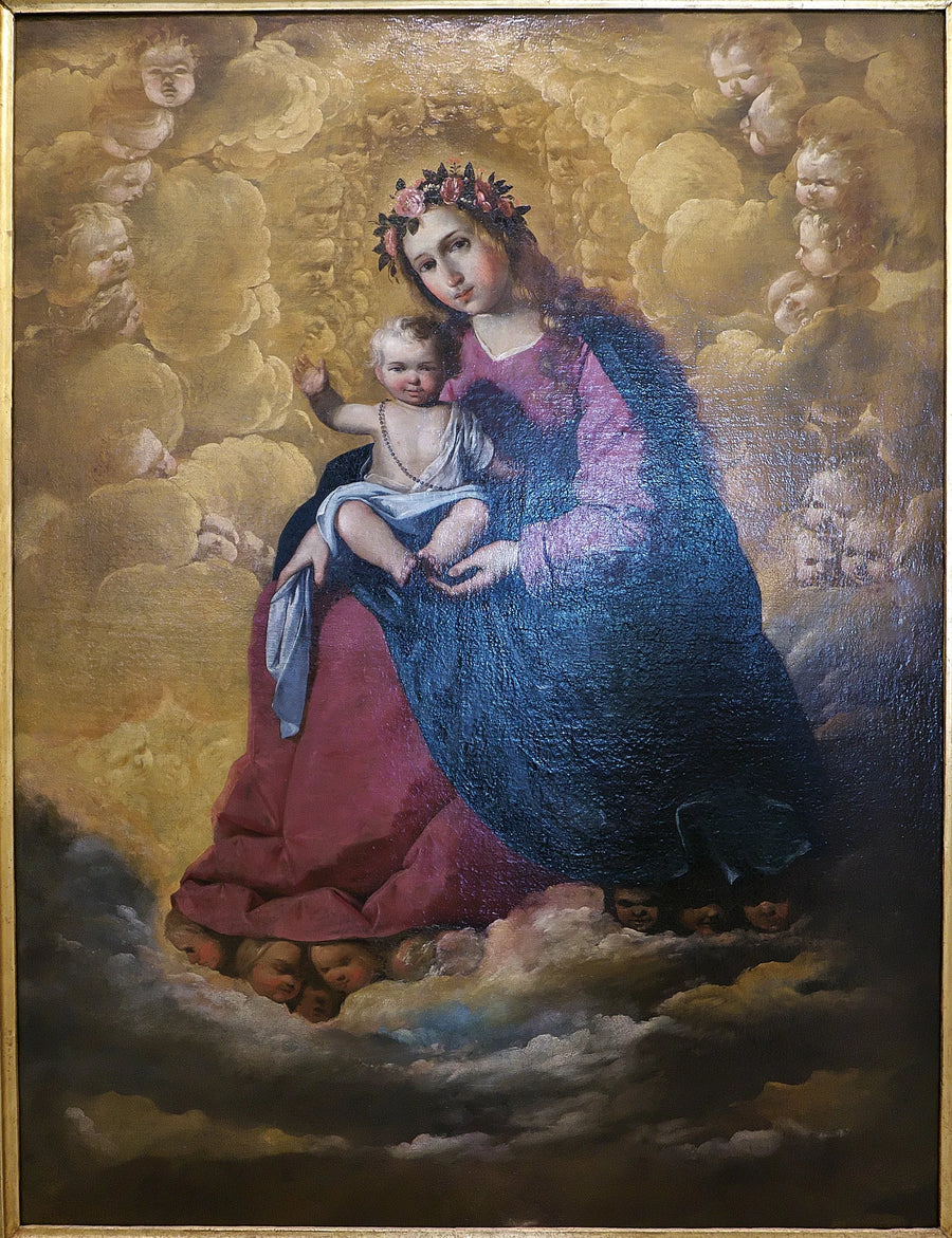 Virgen del Rosario - Francisco de Zurbarán
