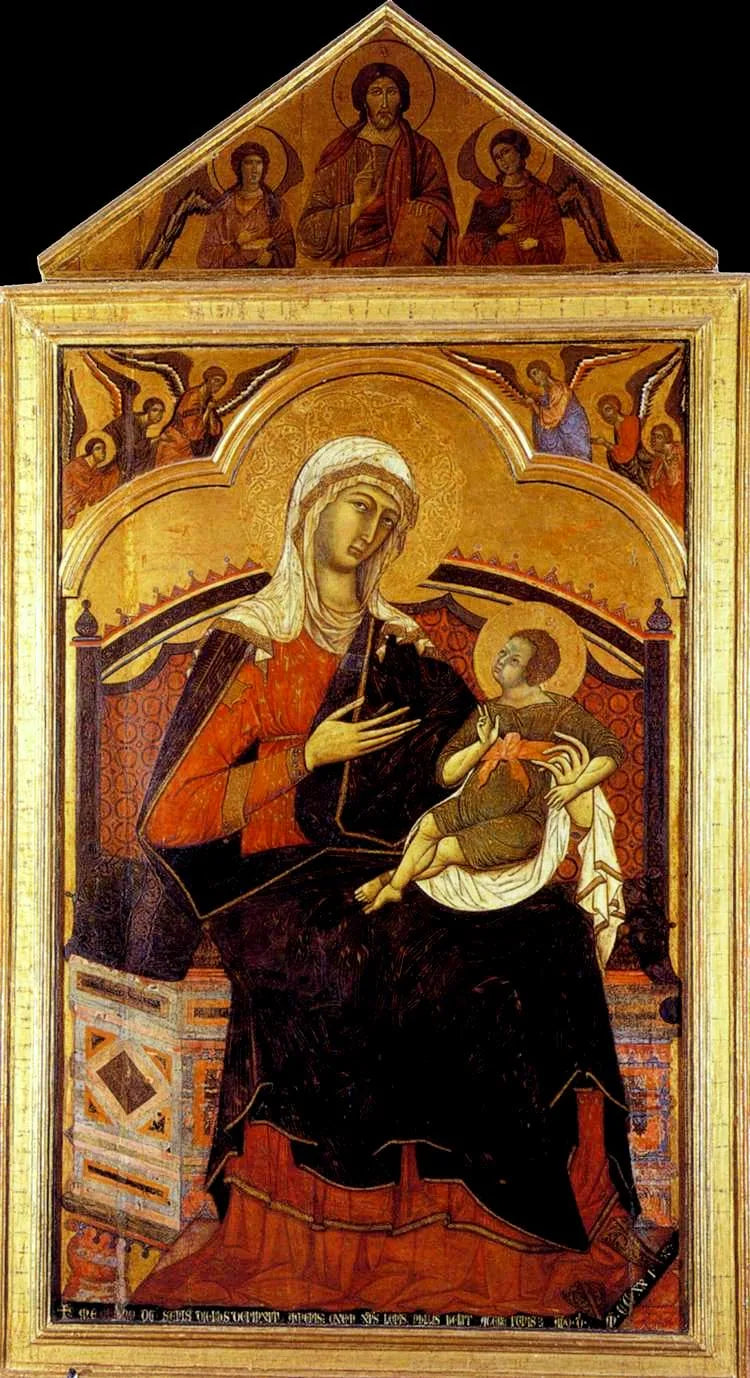 Virgen en Majestad de San Domenico - Guido da Siena