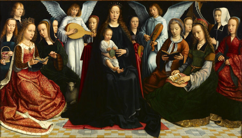 Virgen entre las vírgenes - Gérard David