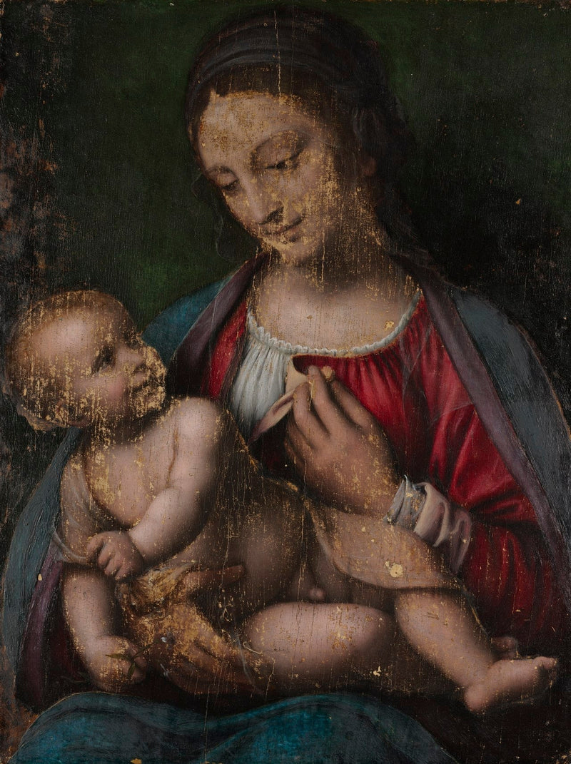 Virgen y Niño - Bernardino Luini