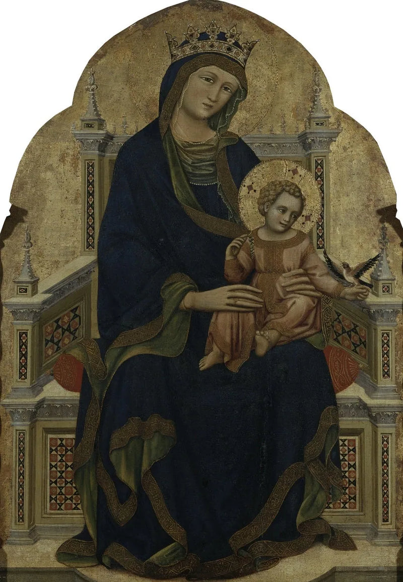 Virgen y Niño en Majestad - Guariento di Arpo