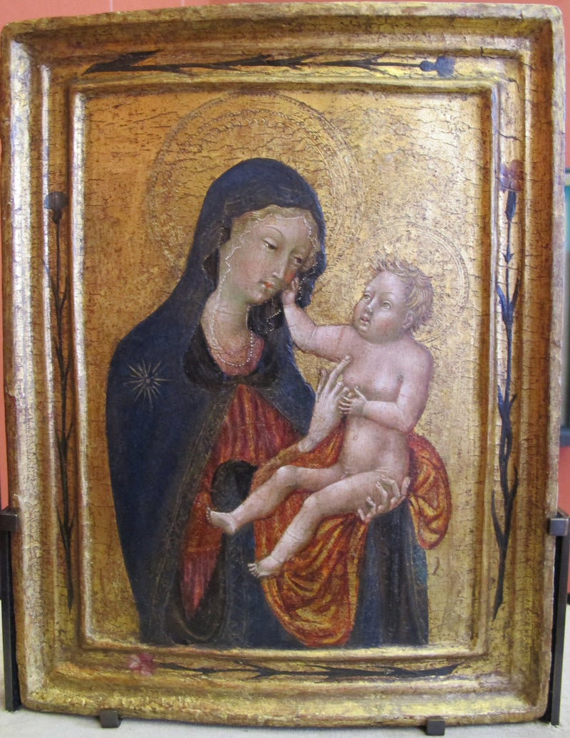 Virgen y Niño - Giovanni di Paolo