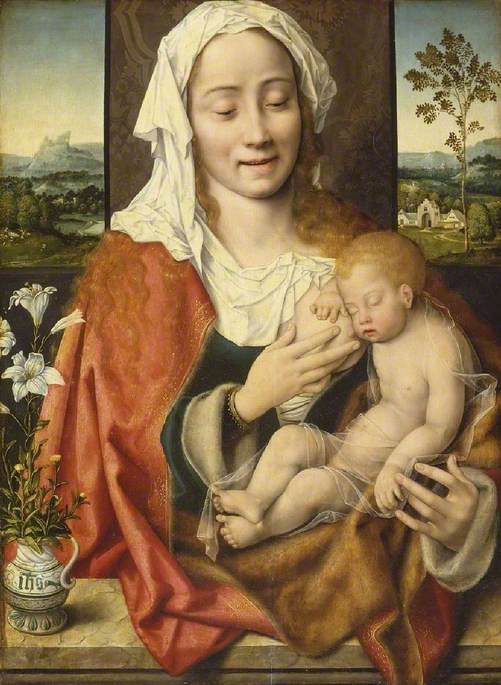 Virgen y Niño - Joos van Cleve
