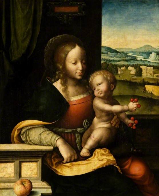 Virgen y Niño - Joos van Cleve