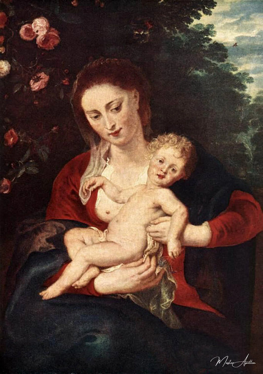 Vierge et enfant - Peter Paul Rubens - Reproductions de tableaux et peintures haut de gamme