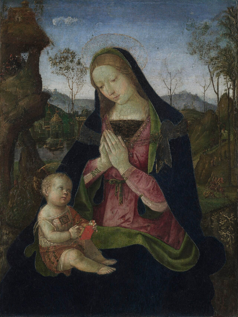 Vierge et Enfant - Pinturicchio image 1 reproduction d’œuvre d’art à l’huile